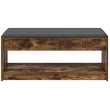  Klupa za hodnik s jastukom Dimljeni hrast 100 x 38 x 46 cm | shoptok.hr