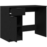  Crni hrast stol - 100x50x75 cm - Izrađen od konstruiranog drva | shoptok.hr