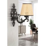 Opviq Zidna lampa Claire Coral, 15x10x13cm, IP20, Bež-crna | Eponuda.ba