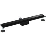  2 u 1 odvod za tuš Crna 70 cm Nehrđajući čelik 304 | shoptok.hr