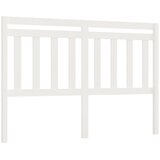  Uzglavlje za krevet bijelo 166 x 4 x 100 cm od masivne borovine | shoptok.hr