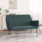  Klop temno zelena 108x79x79 cm žamet, (20697777) | Shoptok.si