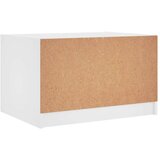 vidaXL Stolić za kavu sa staklenim vratima bijeli 68x50x42 cm | shoptok.hr