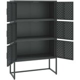 vidaXL Visoka komoda antracit 80 x 35 x 135 cm čelična | shoptok.hr
