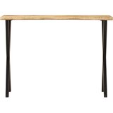  Konzolni stol sa živim rubom 105x33x76 cm masivno drvo manga | Eponuda.ba