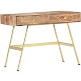 vidaXL Pisaći stol s ladicama 100 x 55 x 75 cm od masivnog drva šišama | shoptok.hr