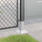  Postolja za stupove kvadratna 4 kom 46x46 mm pocinčani čelik | shoptok.hr