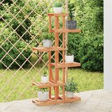  Stalak za cvijeće 75 x 25 x 140,5 cm od masivne jelovine Cijene