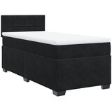 Box spring krevet s madracem crni 90x190 cm baršunasti | shoptok.hr