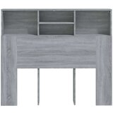  Uzglavlje s ormarićem boja hrasta sonome 120x19x103 5 cm | shoptok.hr
