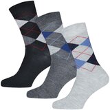 Gianvaglia 3 pari bombažne moške nogavice Oxford Classic Cene