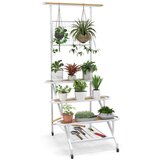 Costway Kovinska cvetlična greda Cvetlična polica, (5000007208) | Shoptok.si