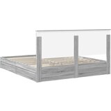  Krevet s od storage Siva Sonoma 180 x 200 cm Konstruirano drvo | shoptok.hr