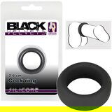 Black Velvets Black Velvet - prsten za penis debelih stijenki (2,6 cm) - crn | shoptok.hr
