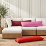  Jastuk s jastukom HOUTEN Vinska crvena 40 x 145 cm Poliester Slike