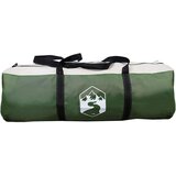 Kabinski šotor s streho Zelena in Bela 405 x 405 x 273 cm, (5000091108) | Shoptok.si