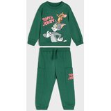 Sinsay Pamučni komplet: majica dugih rukava i hlače Tom and Jerry | shoptok.hr