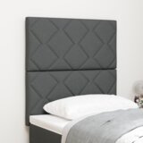  LED uzglavlje dizajn dijamantnih blokova tamno sivo 80 cm tkanina | shoptok.hr