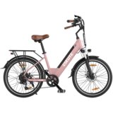 ESKUTE Mestno električno kolo C100 Step-Through, 250W 36V 10,4Ah, 25km/H - roza, (21960341) | Shoptok.si