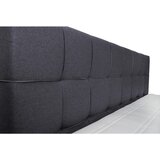 CARRYHOME POSTELJA BOXSPRING 180 cm x 200 cm , tekstil črna | Shoptok.si