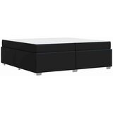  Konstrukcija postelje Črna 200 x 200 cm Umetna koža | Shoptok.si