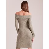 ex moda Dress-EM-SK-4329.16P-khaki | Shoptok.si