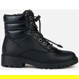 Geox Black Girls Ankle Boots Casey B ABX - Girls Cijene