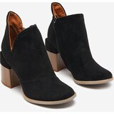 Resti Black women's ankle boots with cut-outs Encura - Footwear | Shoptok.si