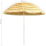  Suncobran za plažu u havajskom stilu 300 cm prirodni | Eponuda.ba