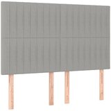  Uzglavlje svijetlosivo 144x5x118/128 cm tkanina | Eponuda.ba