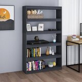  The Living Store Knjižna omara za razdelitev prostora siva 100x30x167,5 cm - Knjižna Omara, (21431199) Cene