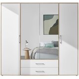 Modern Living Omara S Klasičnimi Vrati Lembo, Bela, Barva Hrasta | Shoptok.si