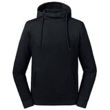 RUSSELL Black Unisex Sweatshirt Pure Organic High Collar Hooded Sweat Cijene