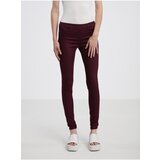 Camaieu Women's Burgundy Trousers - Ladies | shoptok.hr