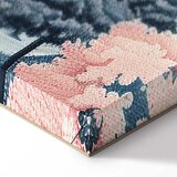  Slika - Landscape with the Ocean Cliffs and Trees in Delicate Pink Shades 30x20 Akustična | shoptok.hr