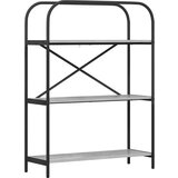 vidaXL Polica Sivi hrast sonoma 80 x 30 x 109 cm Konstruirano drvo | shoptok.hr