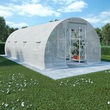 vidaXL Rastlinjak 18 m² 600x300x200 cm - - Bela - 31.05 - 600 x 300 x 200 cm - 2025- Cene