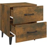  Noćni ormarići 2 kom boja dimljenog hrasta 40x35x47 5 cm | shoptok.hr
