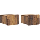  Stenski nočni omarici 2 pcs Star les 33 x 34,5 x 24 cm, (5000209774) | Shoptok.si