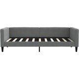  Dnevni krevet s madracem tamnosivi 90 x 190 cm od tkanine | shoptok.hr
