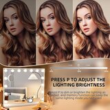 HANSONG Hollywood Ogledalo z Osvetlitvijo, LED Make-Up Ogledalo z USB Priključkom | Shoptok.si
