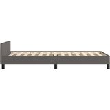  Okvir za krevet s uzglavljem sivi 80 x 200 cm od umjetne kože | shoptok.hr