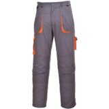 MONSUN Radne pantalone Contrast/ siva/narandžasta | Eponuda.com