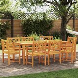  Vanjska klupa 8 pcs Prirodna 56 x 55,5 x 90 cm | shoptok.hr