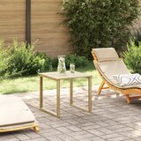 vidaXL miza za ležalnike 50,5x50,5x46 cm Impregnirani bor | Shoptok.si