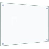  Kuhinjske zaštite od prskanja 2 kom prozirne 70x50 cm staklene | shoptok.hr