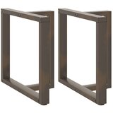 vidaXL Noge za blagovaonski stol T-oblika 2 kom 70x35x(72-73) cm čelik | shoptok.hr