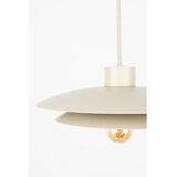 White Label Bež kovinska viseča svetilka ø 26,5 cm Wubbo – | Shoptok.si