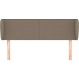 vidaXL Uzglavlje s ušima smeđesivi 147x23x78/88 cm od tkanine | shoptok.hr