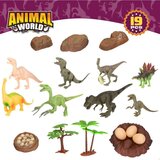  Playset Colorbaby 19 Dijelovi 6 kom. 17 x 9 x 6 cm dinosauri | shoptok.hr